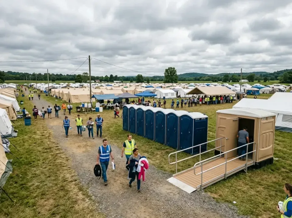 disaster-relief-camp-restrooms-010 — frequently asked questions, Dumpster & Portable Bathrooms Rental in Ridgebury, CT
